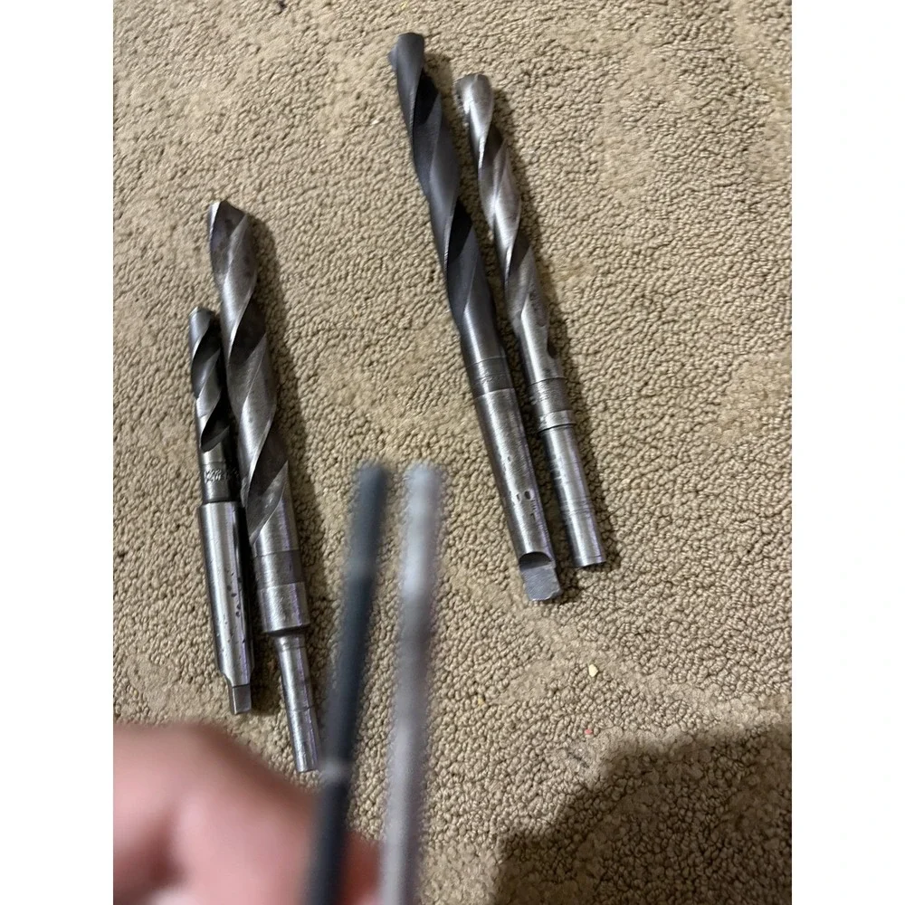 Lot Of 6 MORSE USA TWIST DRILL BIT MORSE TAPER 17/32‎ 47/64 18mm See Pictures